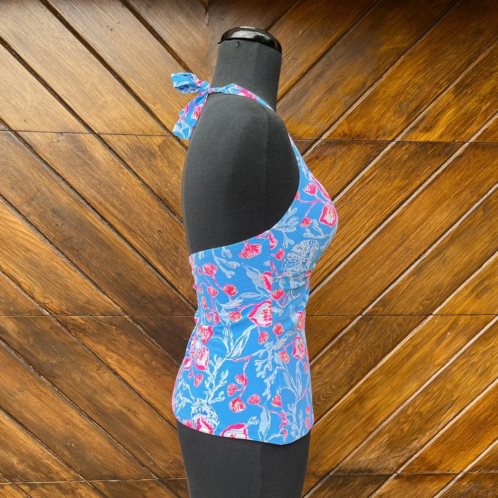 NWT Lilly Pulitzer "Coen Halter Tankini" top - size 6 - Picture 3 of 5